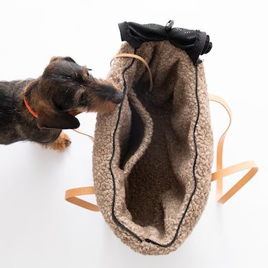 ANNIE - トラベルドッグバッグ(ワックスドブラック)